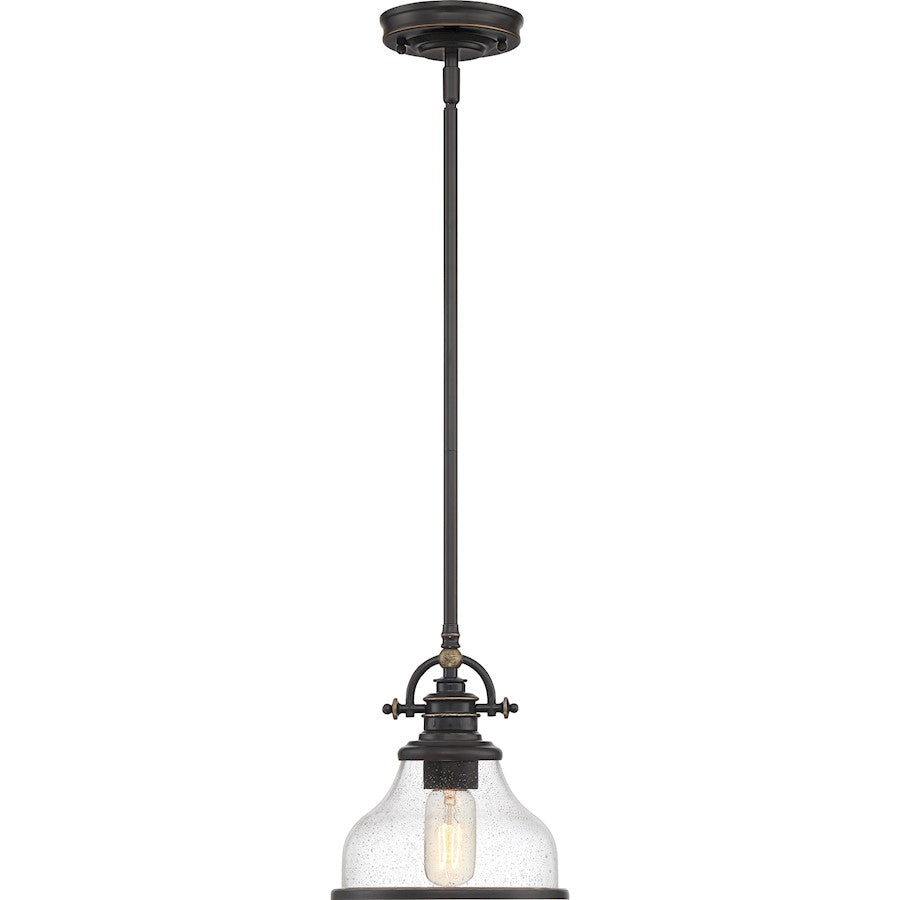 1 Light Mini Pendant, Palladian Bronze