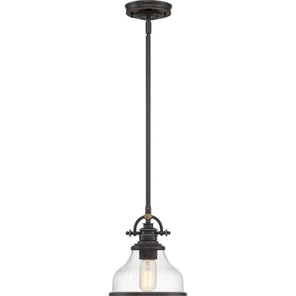 1 Light Mini Pendant, Palladian Bronze