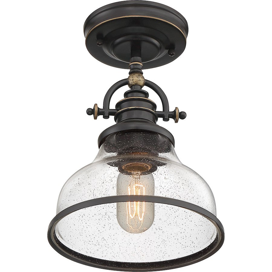 1 Light Mini Pendant, Palladian Bronze