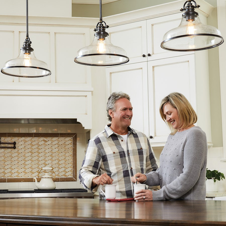 1 Light Pendant, Palladian Bronze