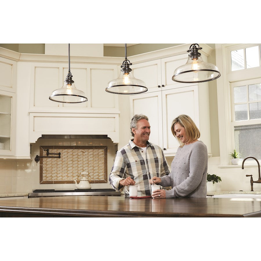 1 Light Pendant, Palladian Bronze