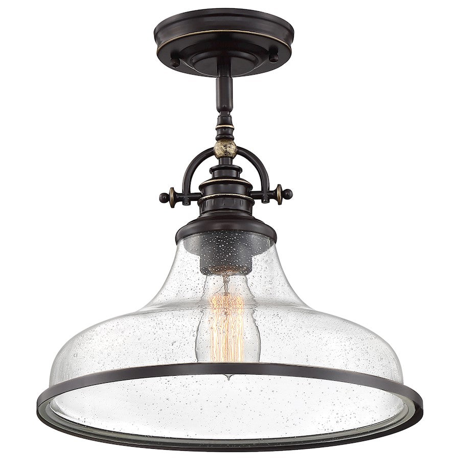 1 Light Pendant, Palladian Bronze