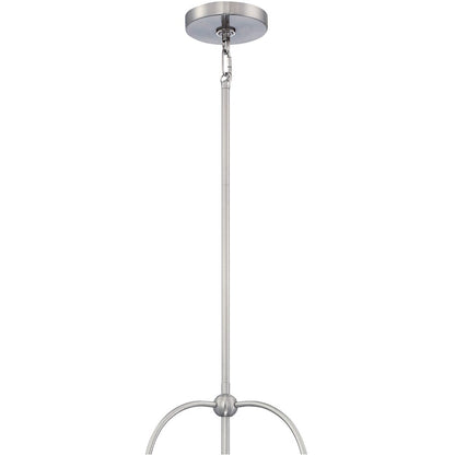 Quoizel Grant Dinette Chandelier, Brushed Nickel