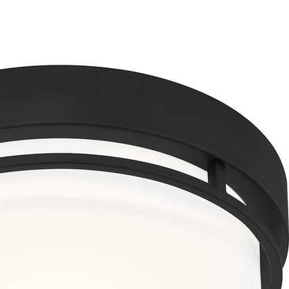 Quoizel Hale Small Flush Mount, White Acrylic