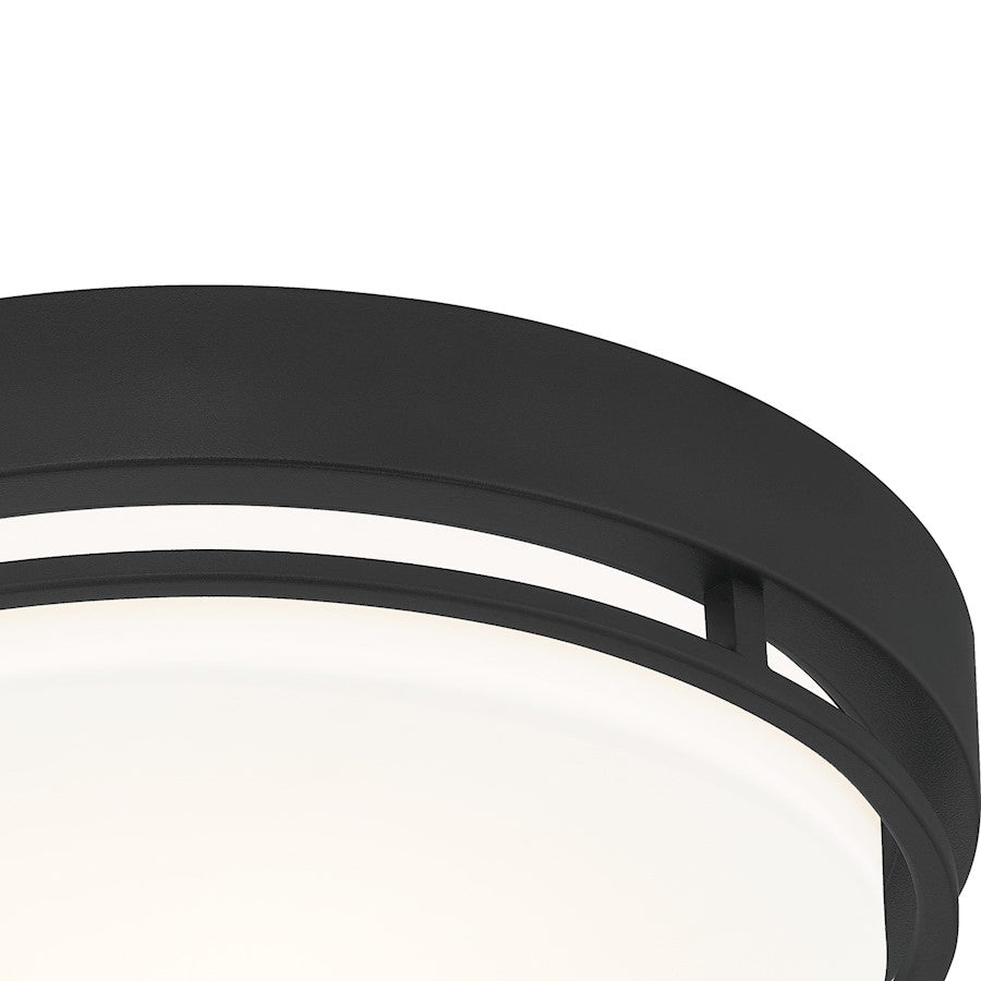 Quoizel Hale Small Flush Mount, White Acrylic