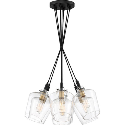 7 Light Pendant, Earth Black