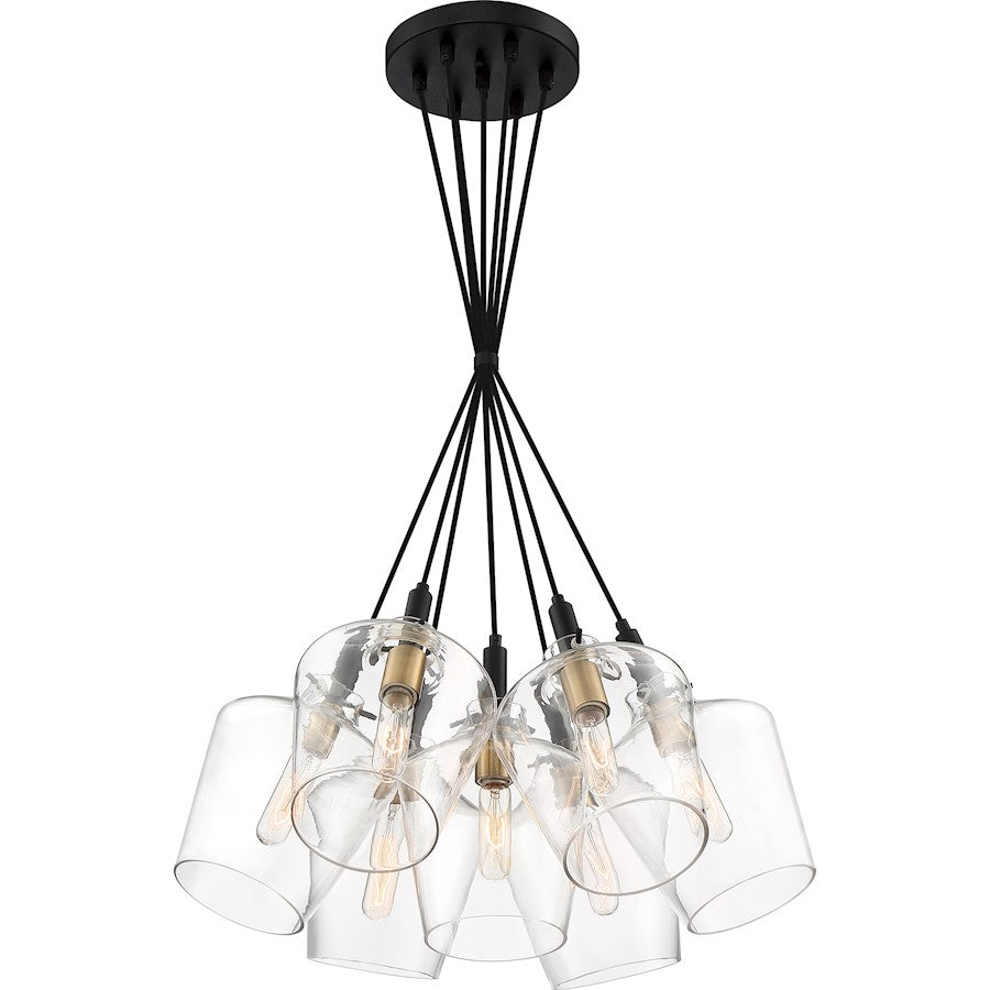 7 Light Pendant, Earth Black