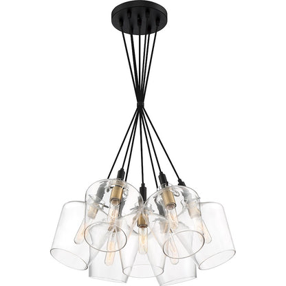 7 Light Pendant, Earth Black