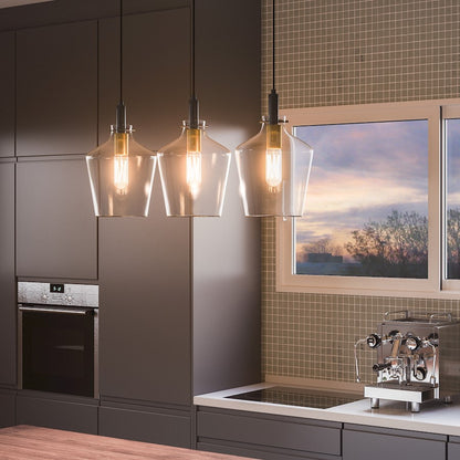 Quoizel June Linear Chandelier, Earth Black