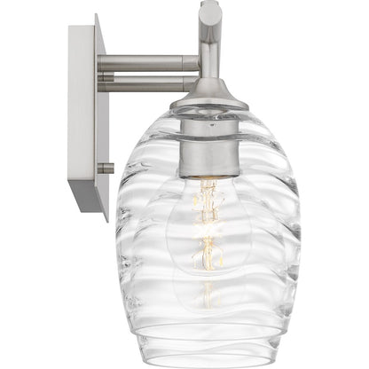 2 Light Bathroom Vanity Light, Brushed Nickel