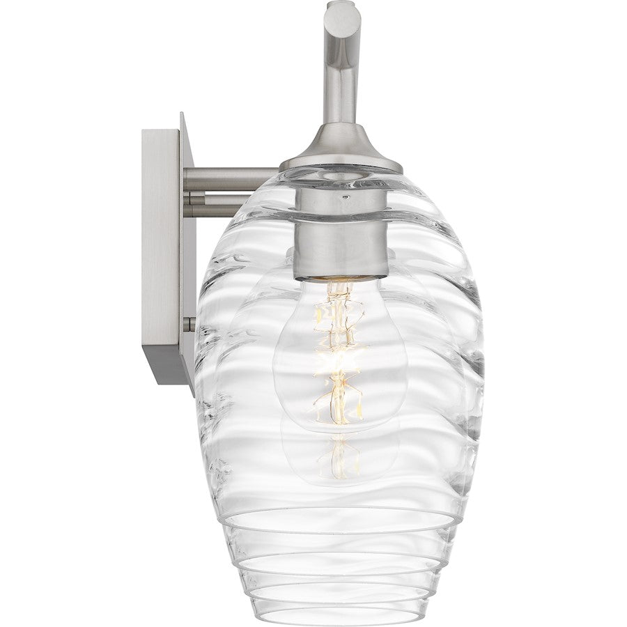 4 Light Bathroom Vanity Light, Brushed Nickel