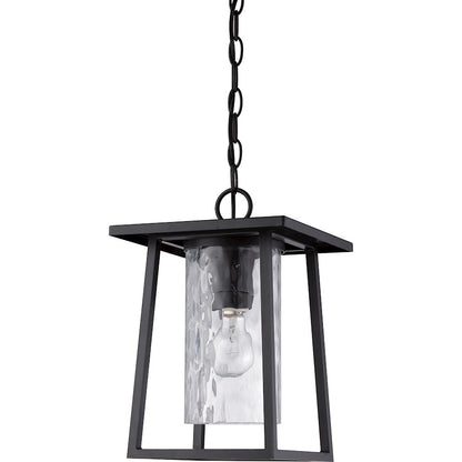 Quoizel Lodge Outdoor Hanging Lantern, Mystic Black
