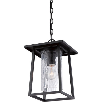 Quoizel Lodge Outdoor Hanging Lantern, Mystic Black