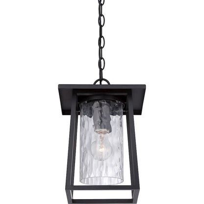 Quoizel Lodge Outdoor Hanging Lantern, Mystic Black