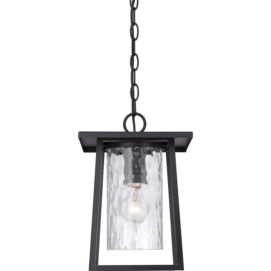 Quoizel Lodge Outdoor Hanging Lantern, Mystic Black