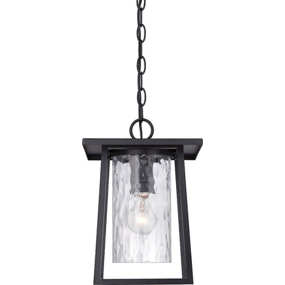 Quoizel Lodge Outdoor Hanging Lantern, Mystic Black