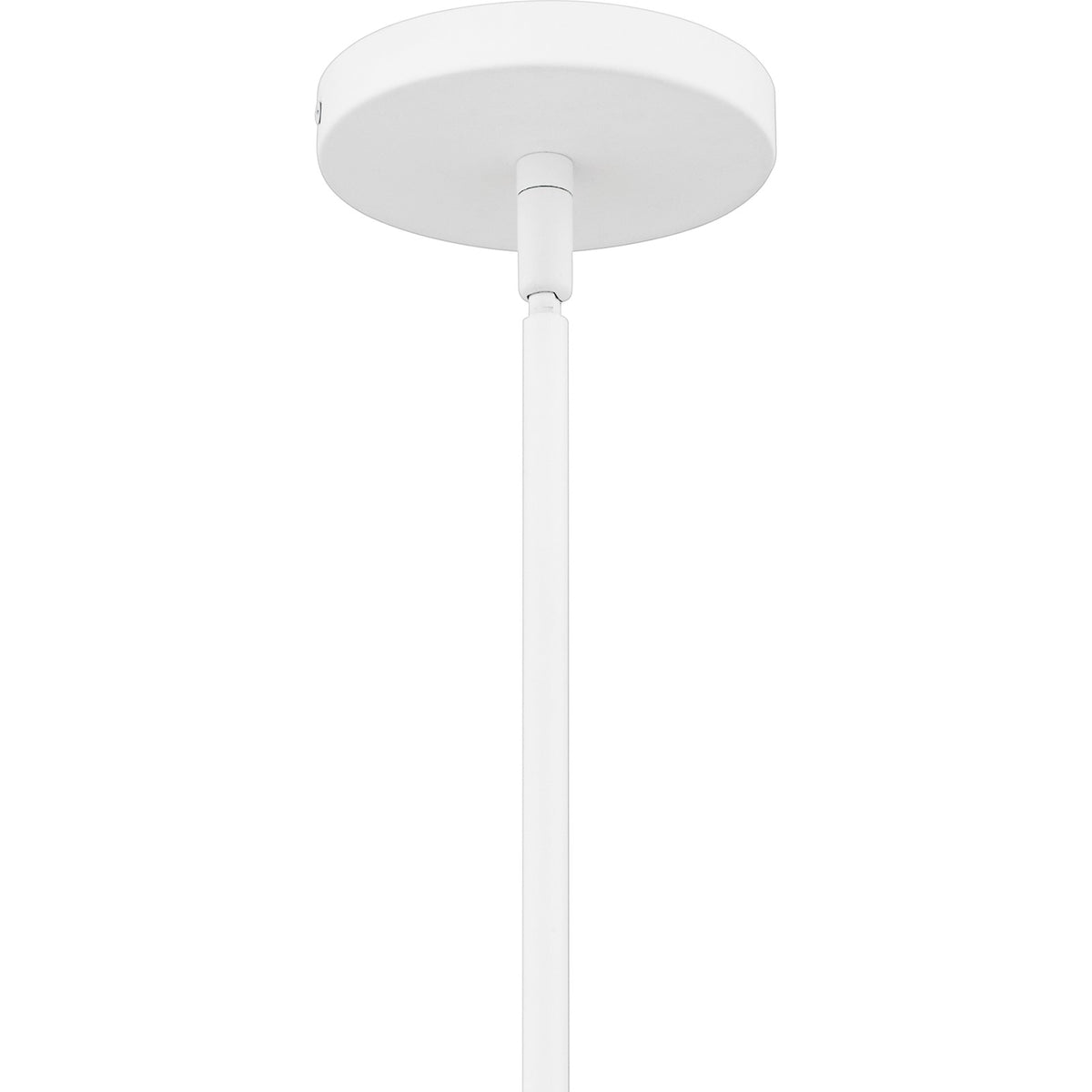 Quoizel Lumi 14in 1-Light Pendant | Modern Matte White Steel | Kitchen Island & Dining Room | 14 x 14 x 11 in | Model LMI1814W