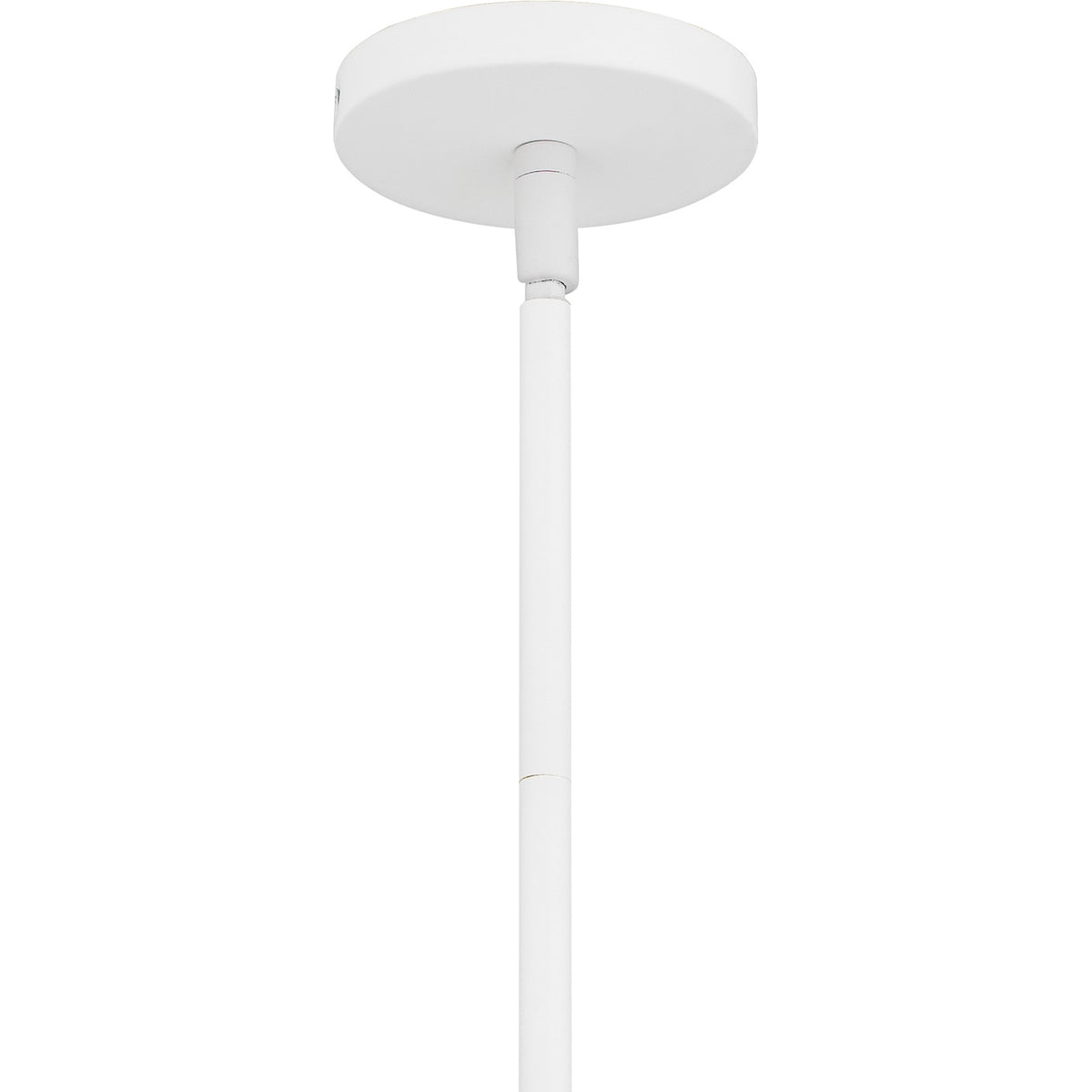 Quoizel Lumi 24in 3-Light Pendant | Modern Matte White and Metal | Kitchen Island & Dining Room | 24 x 24 x 14 in | Model LMI2824W