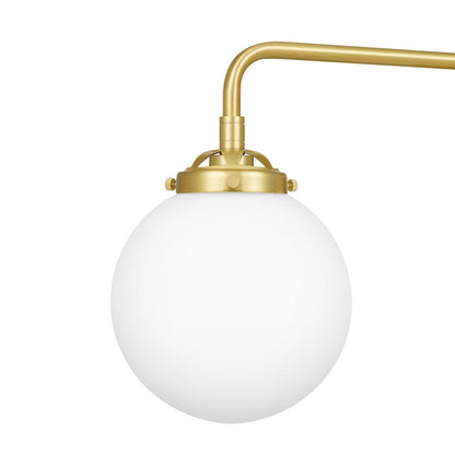 Quoizel Landry 3 Light Bath, Satin Brass