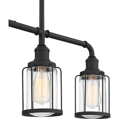 Quoizel Ludlow 4 Light Island Light, Earth Black