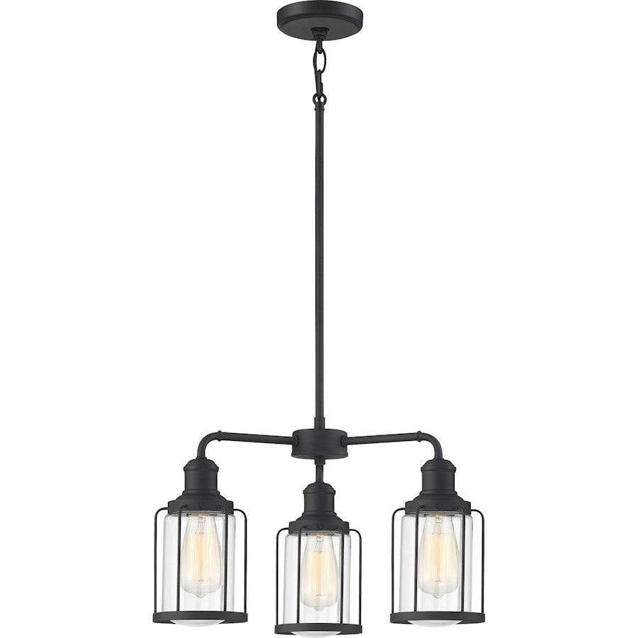 Quoizel Ludlow Chandelier, Earth Black