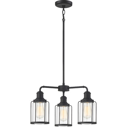 Quoizel Ludlow Chandelier, Earth Black