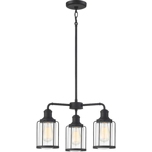 Quoizel Ludlow Chandelier, Earth Black
