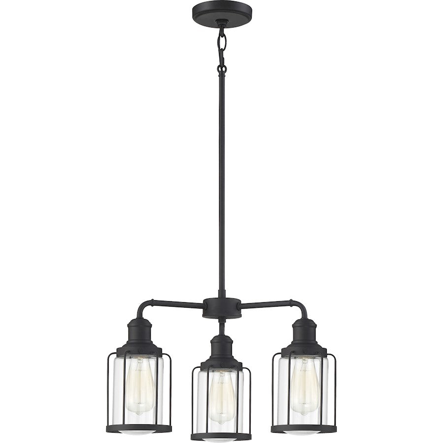 Quoizel Ludlow Chandelier, Earth Black