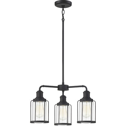 Quoizel Ludlow Chandelier, Earth Black