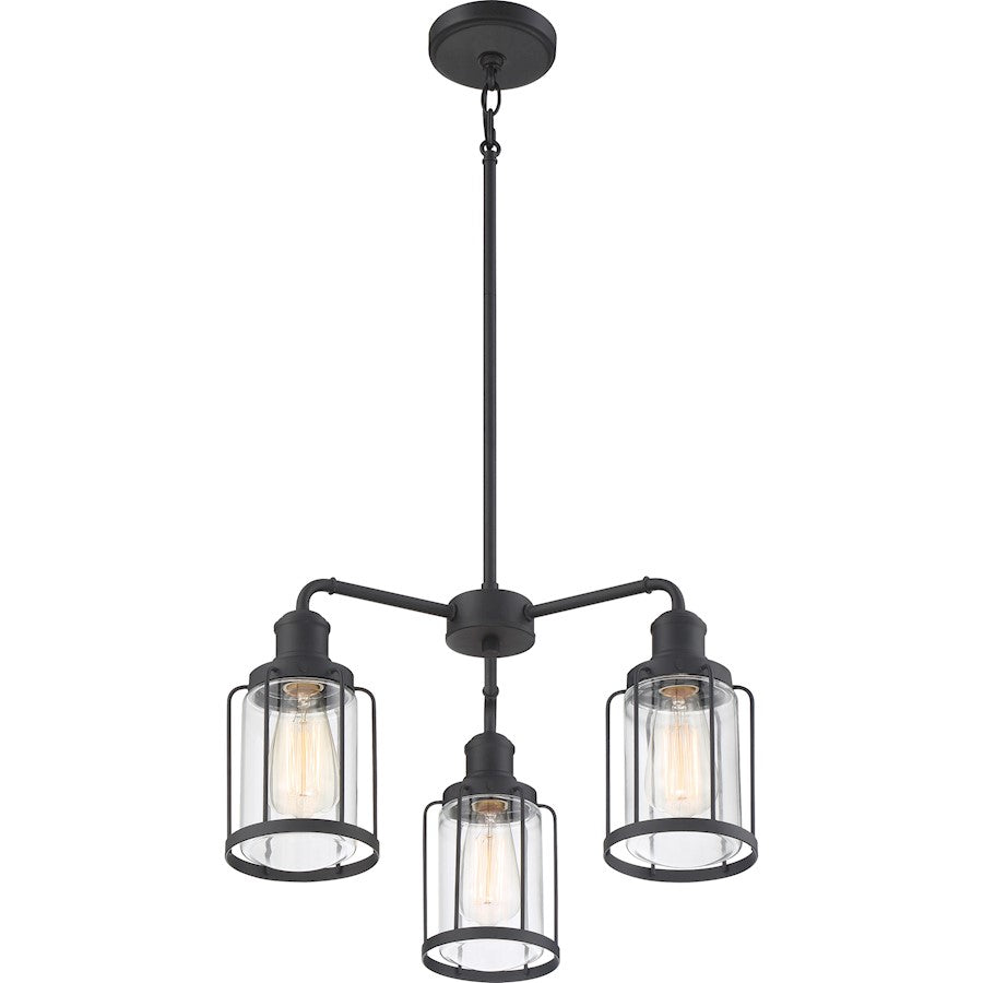 Quoizel Ludlow Chandelier, Earth Black