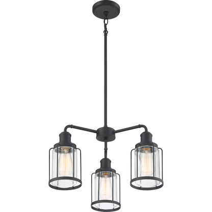 Quoizel Ludlow Chandelier, Earth Black