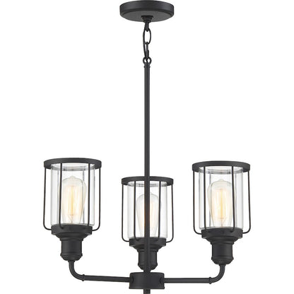 Quoizel Ludlow Chandelier, Earth Black
