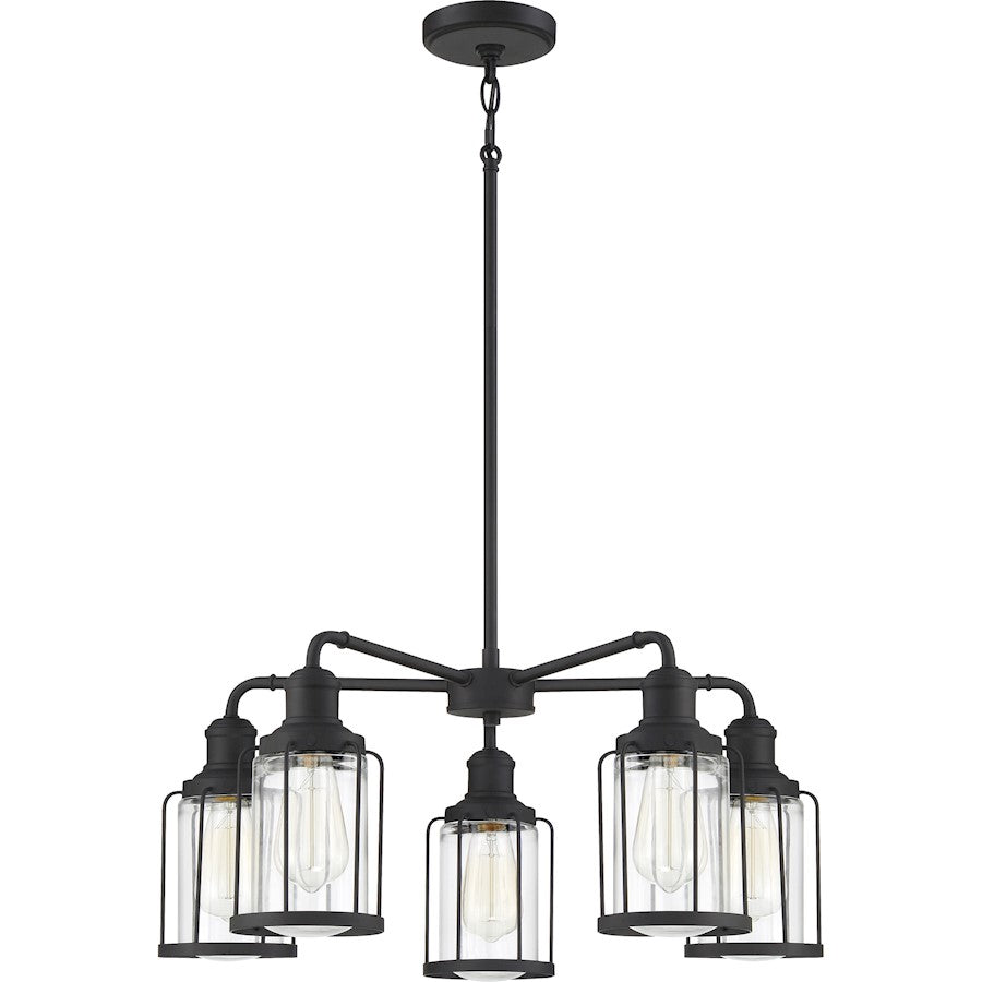 Quoizel Ludlow Chandelier, Earth Black