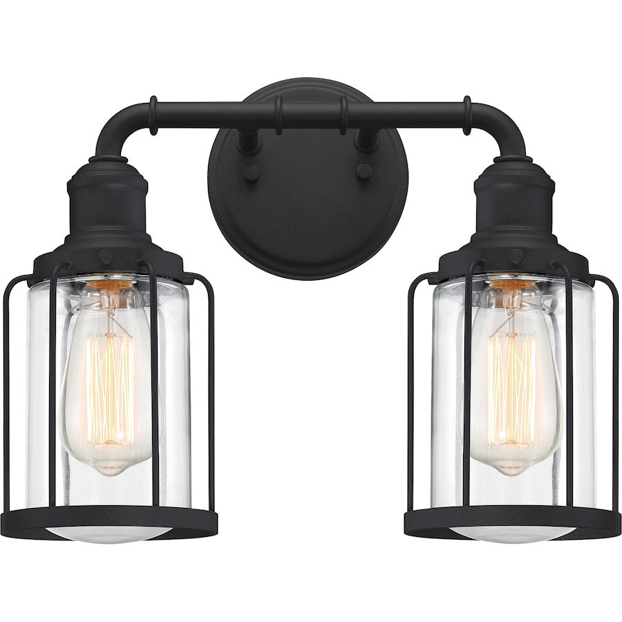 Quoizel Ludlow Bath Light, Earth Black