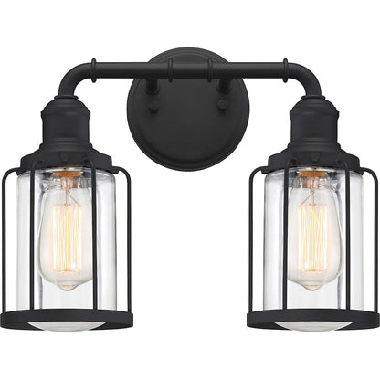 Quoizel Ludlow Bath Light, Earth Black