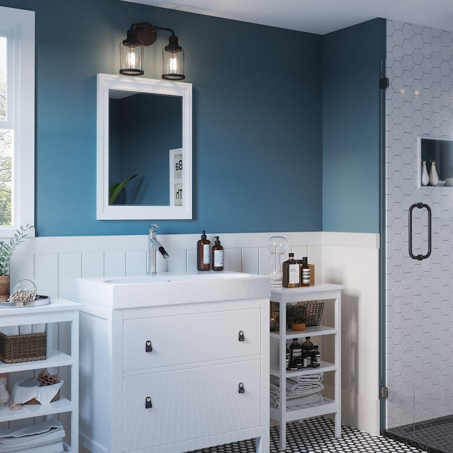 Quoizel Ludlow Bath Light, Earth Black
