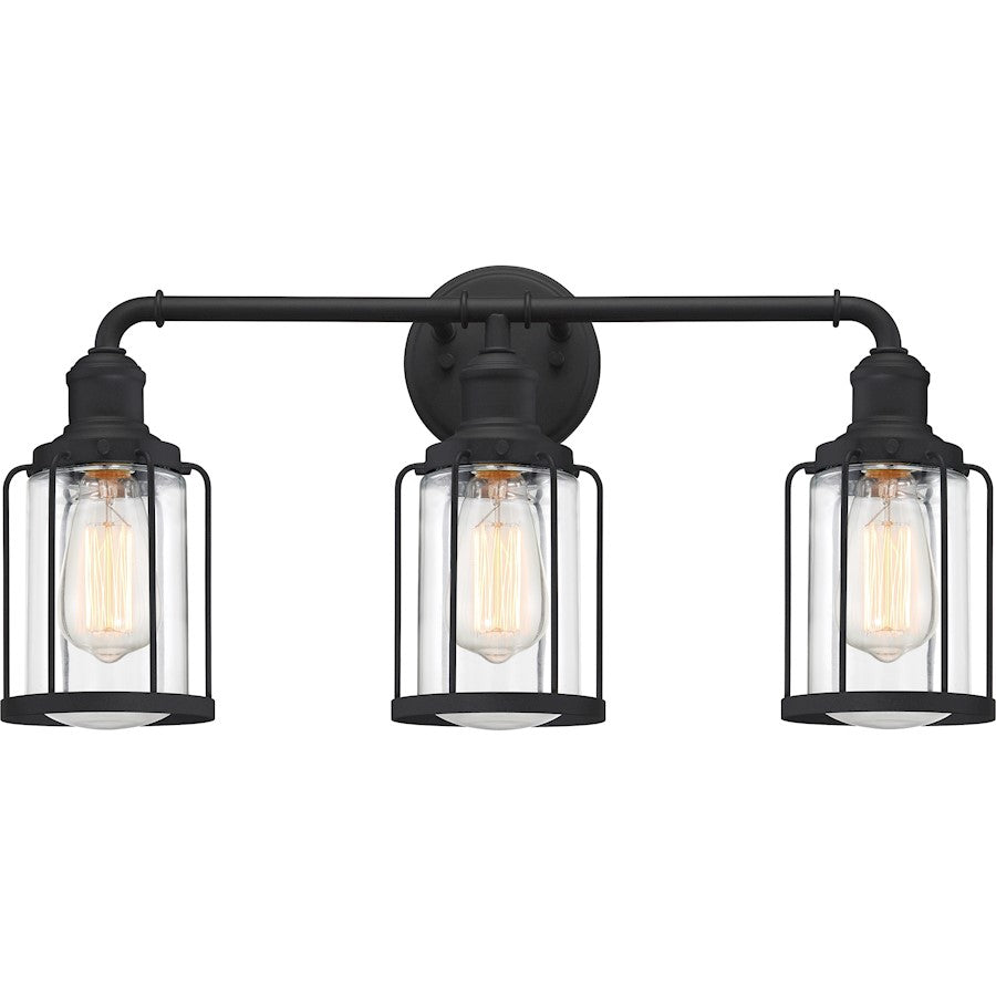 Quoizel Ludlow Bath Light, Earth Black