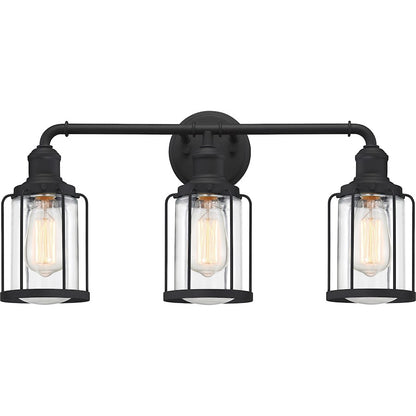 Quoizel Ludlow Bath Light, Earth Black