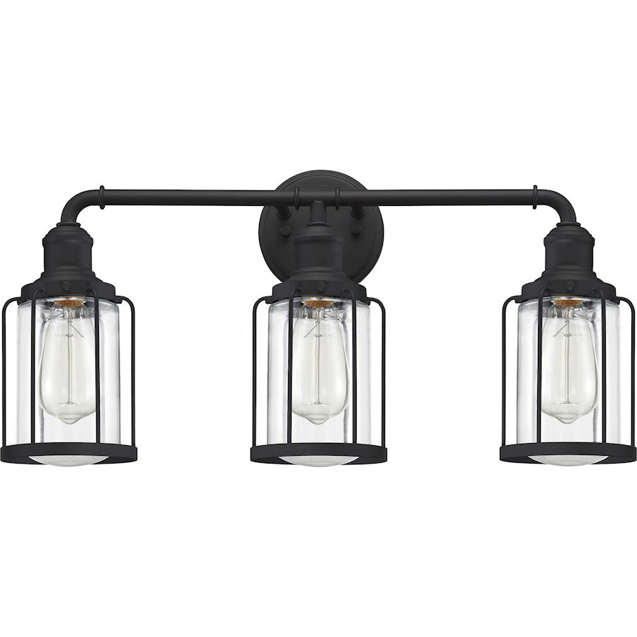 Quoizel Ludlow Bath Light, Earth Black