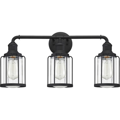 Quoizel Ludlow Bath Light, Earth Black
