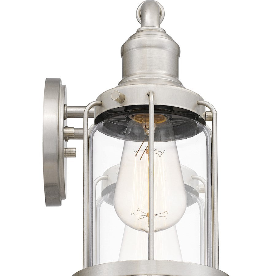 4 Light Bathroom Vanity Light, Brushed Nickel