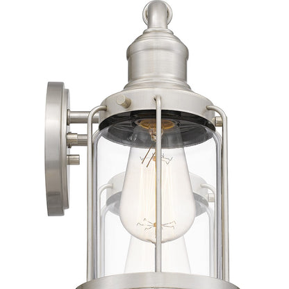 4 Light Bathroom Vanity Light, Brushed Nickel