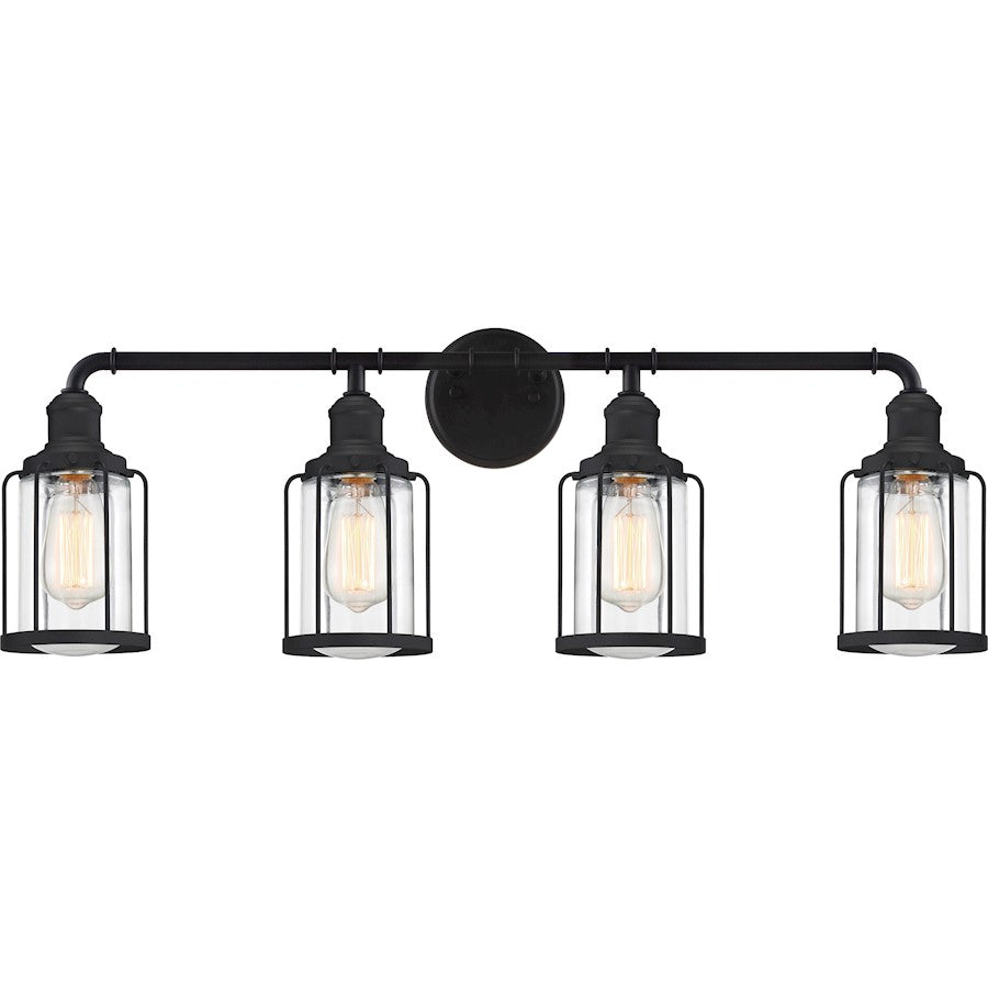 Quoizel Ludlow Bath Light, Earth Black