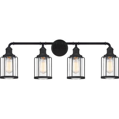 Quoizel Ludlow Bath Light, Earth Black