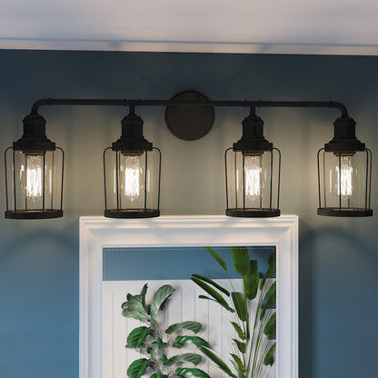 Quoizel Ludlow Bath Light, Earth Black