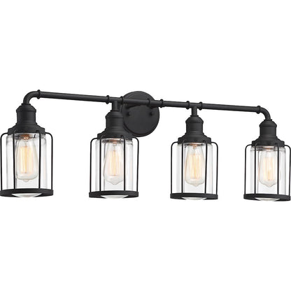 Quoizel Ludlow Bath Light, Earth Black