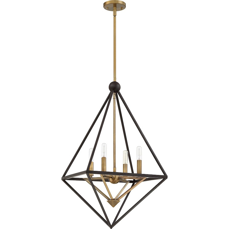 Quoizel Louvre Chandelier, Western Bronze