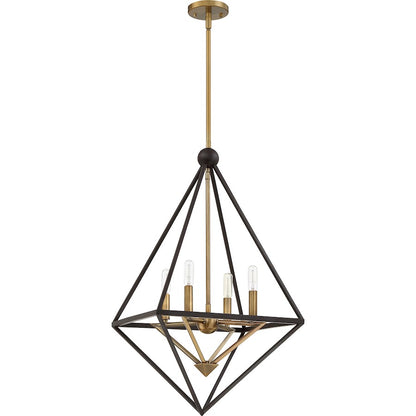 Quoizel Louvre Chandelier, Western Bronze