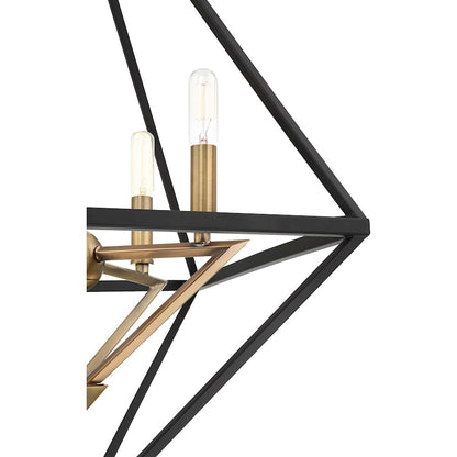 Quoizel Louvre Chandelier, Western Bronze