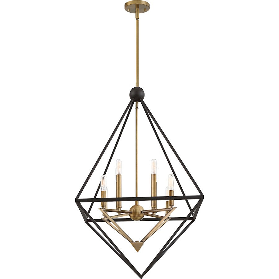 Quoizel Louvre Chandelier, Western Bronze